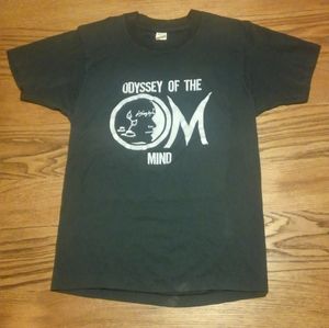 ☯️ Single Stitch OM Odyssey of the Mind Shirt Vtg Tee Buddha Meditation 80s